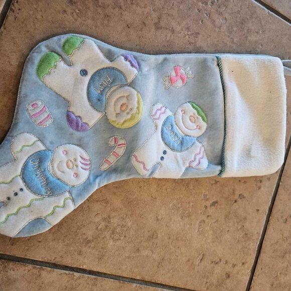 Baby's First Christmas Stocking 18" - Picture 1 of 6